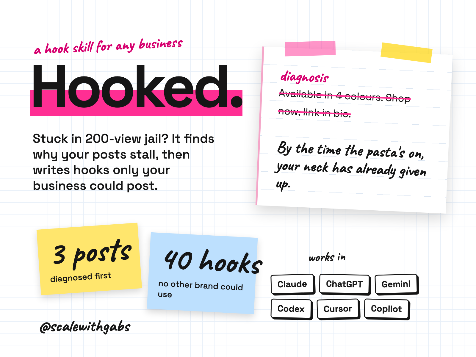 Hooked product card