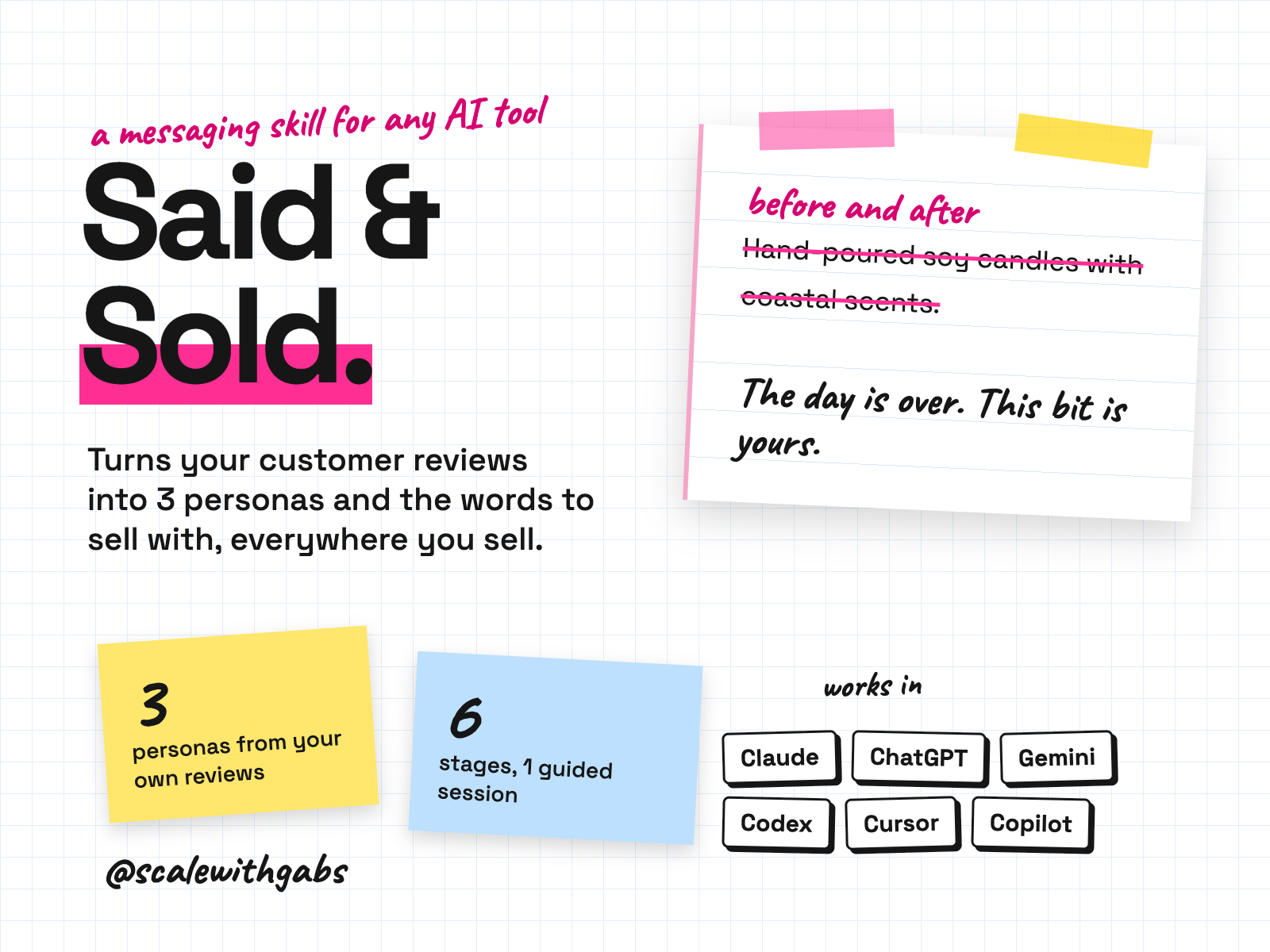 Said & Sold product card